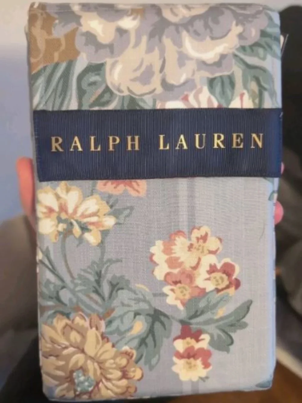 Ralph Lauren ADALIA Collection King Pillow Sham Eng Cottage Florals